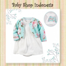 dress bolero tosca flowers  large